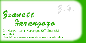 zsanett harangozo business card